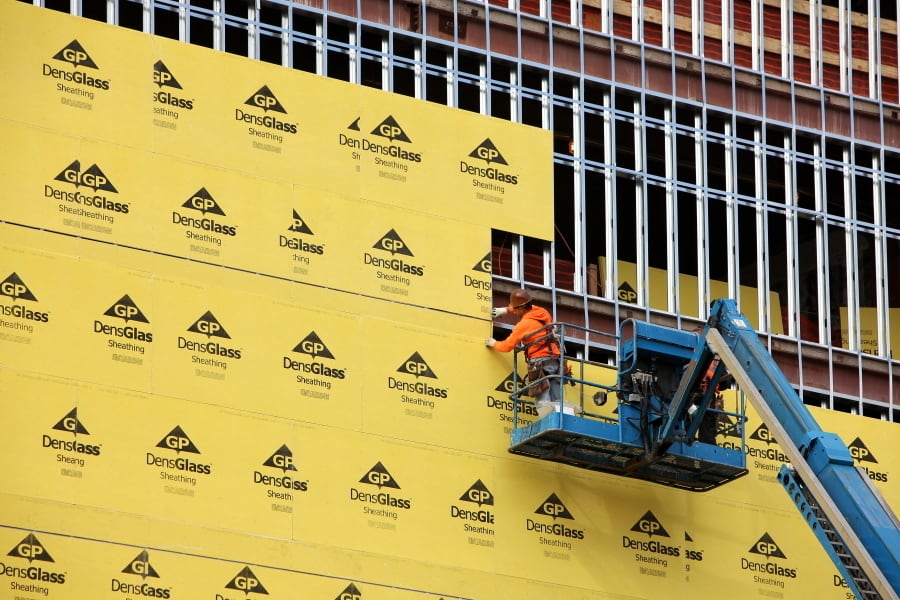 External sheathing boards for insulation